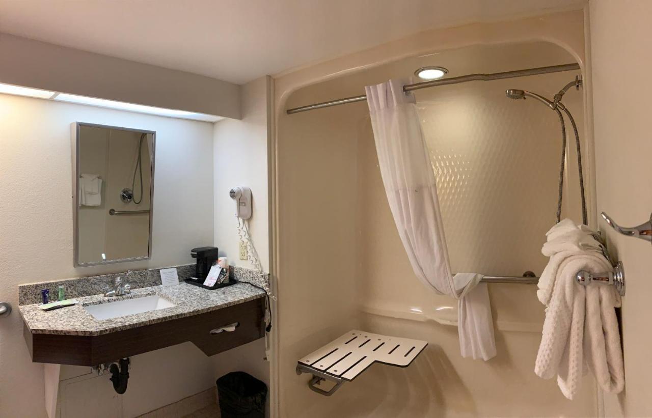 Chambre avec 2 Lits Doubles et Douche Accessible en Fauteuil Roulant - Adaptée aux Personnes à Mobilité Réduite - Non-Fumeurs