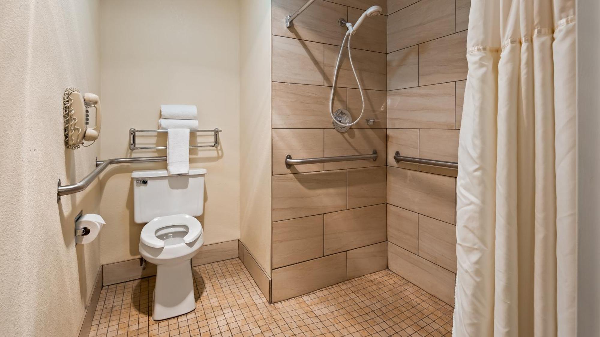 King Room with Roll-In Shower - Disability Access