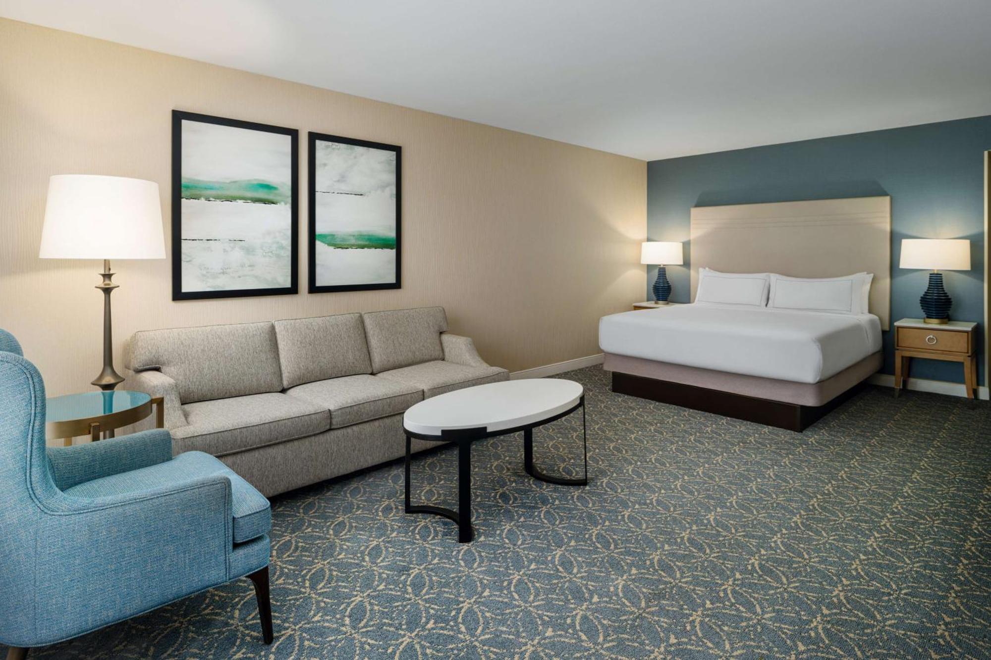 Zimmer mit Kingsize-Bett und Aussicht - barrierefrei, mit Badewanne