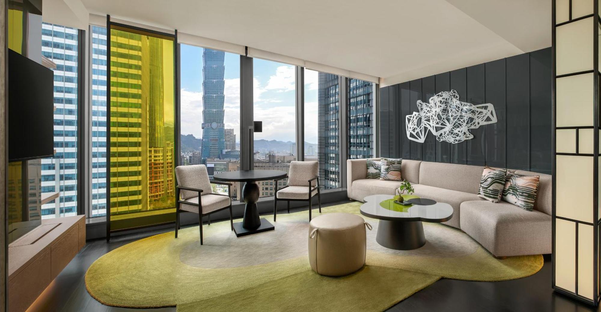 Suite Fantastique 1 Chambre avec 1 Lit King-Size - Vue sur TAIPEI 101