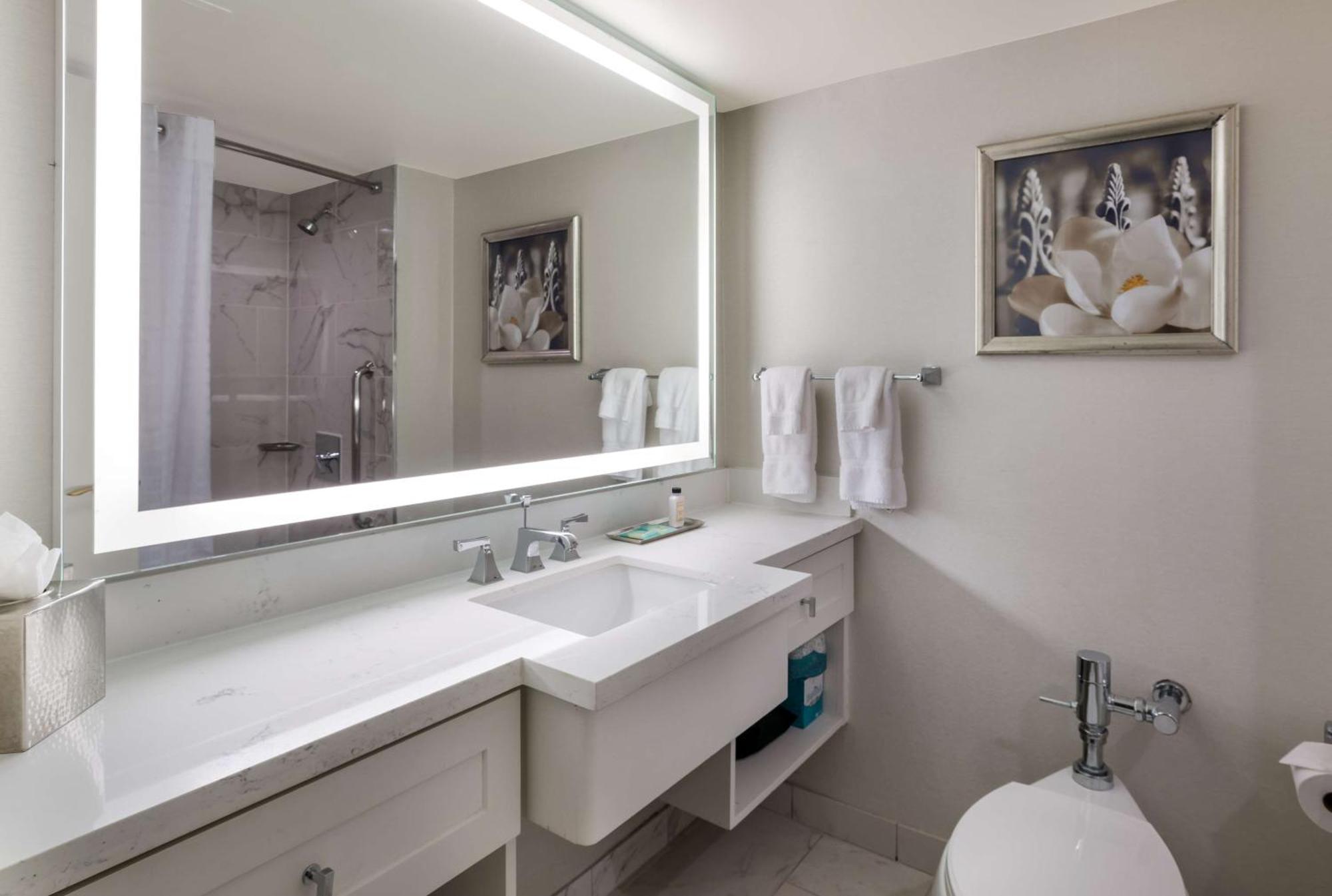 Two Doubles Mobility Accessible Roll In Shower