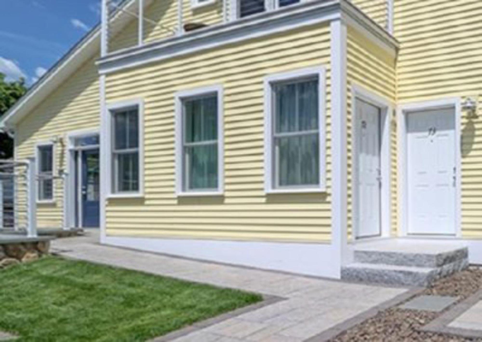 Street view 2 queen beds Designated outdoor patio Poolside Building