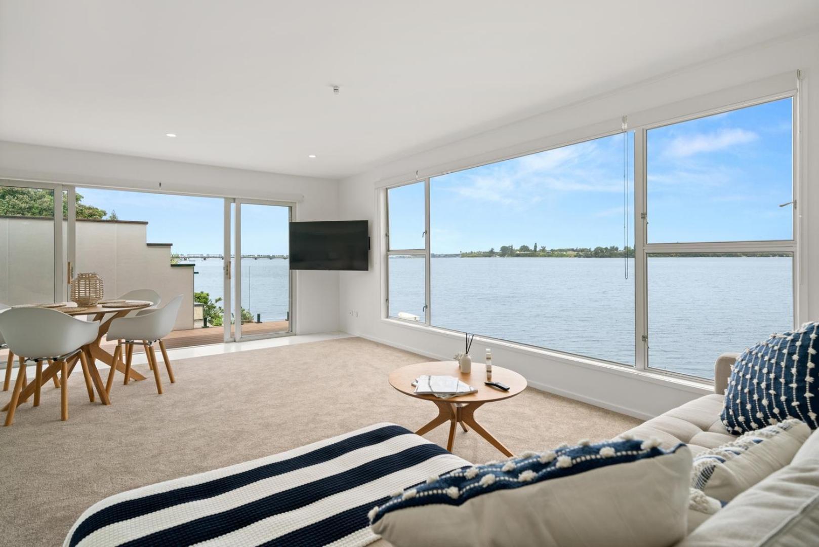 One-Bedroom Apartment Balcony Water View