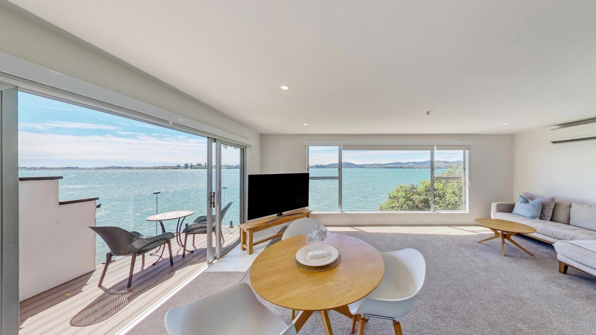 One-Bedroom Apartment Balcony Water View