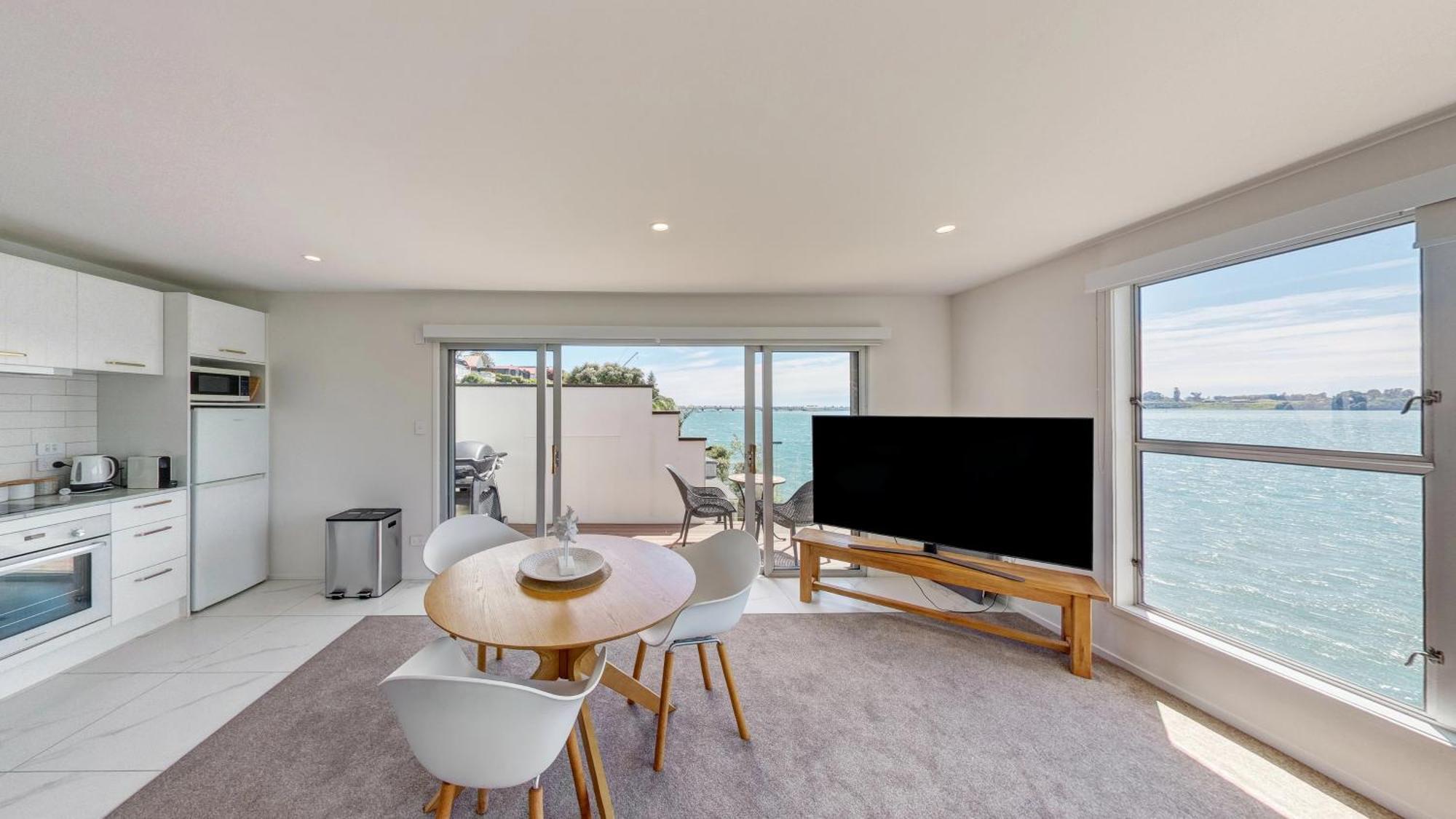 One-Bedroom Apartment Balcony Water View