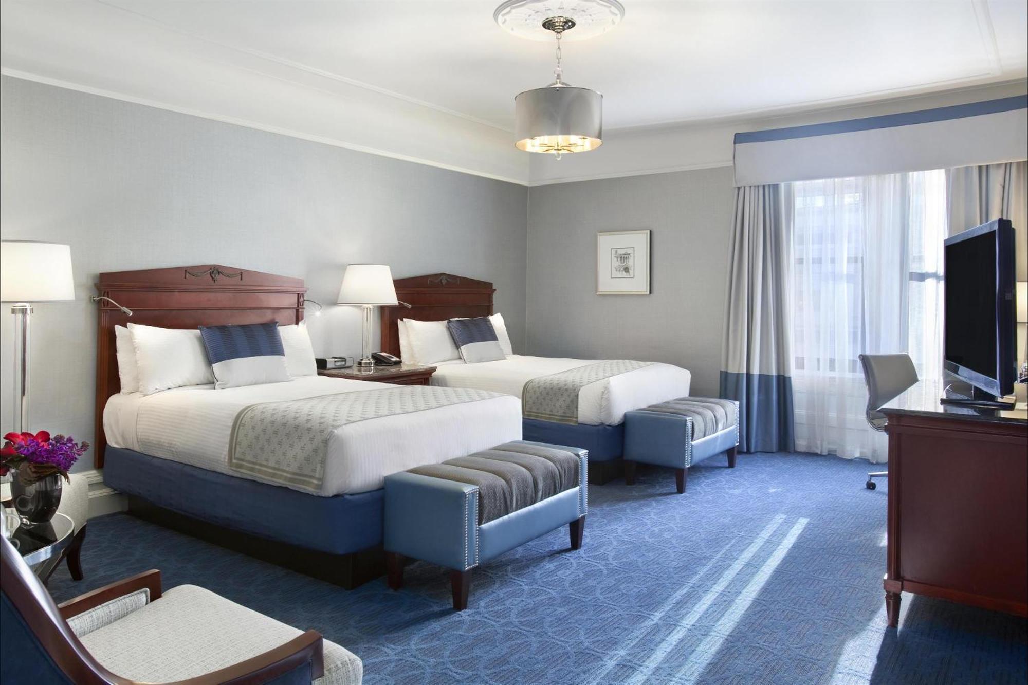 Fairmont Mobility Accessible Room Two Double Beds Tub Grab Bars