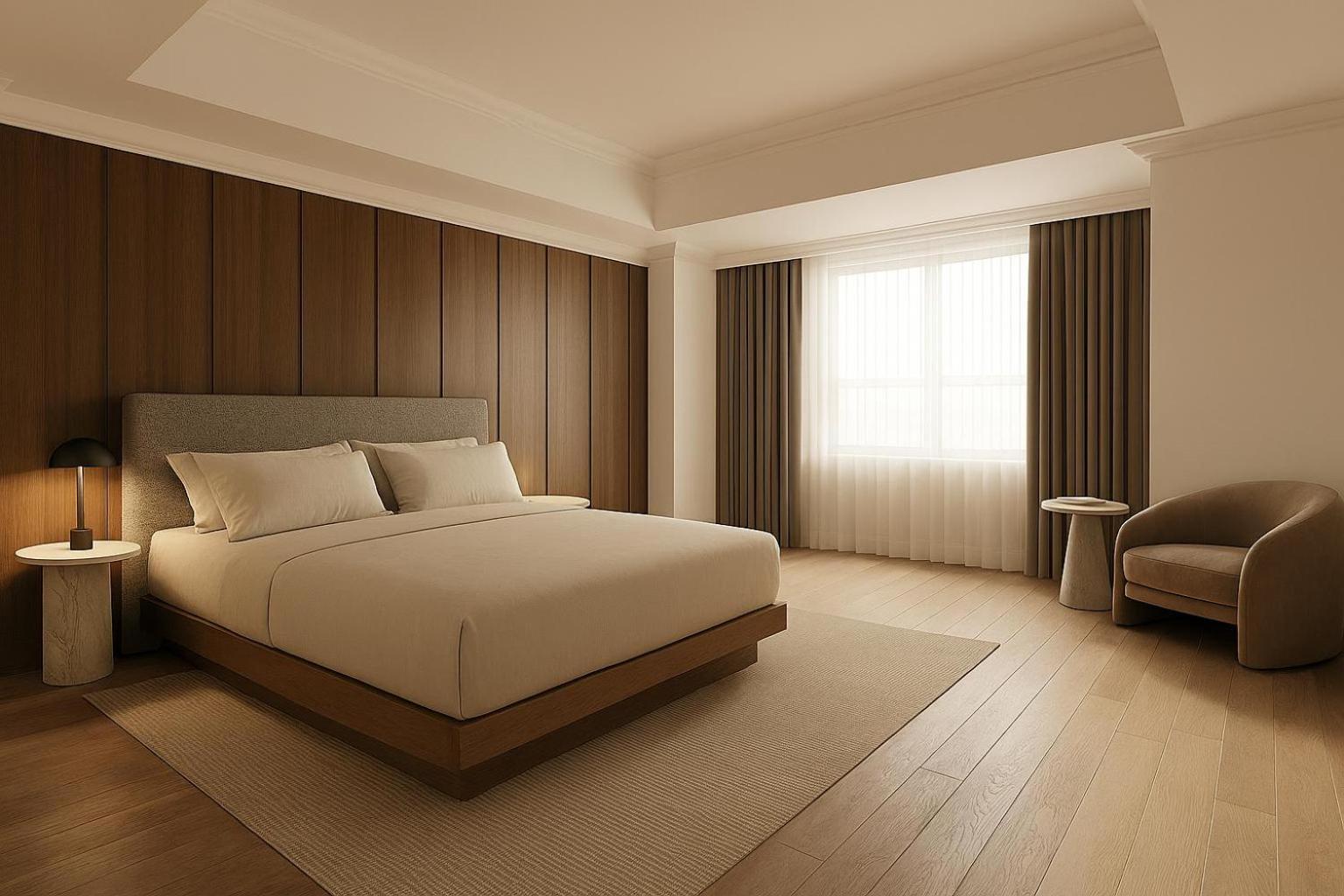 Kamer met Queensize Bed