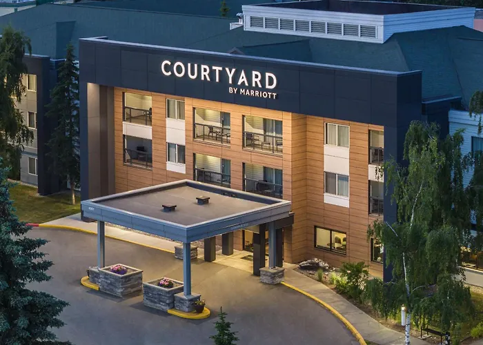 Hot Tub in Room Courtyard By Marriott Anchorage Airport