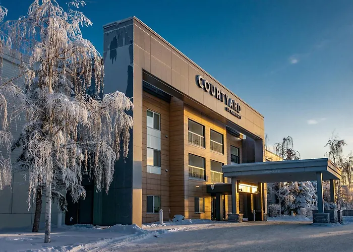 Hot Tub in Room Courtyard By Marriott Anchorage Airport