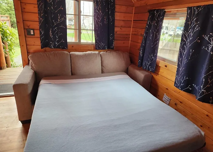 Pet Friendly hotel: Redwood Coast Cabins And Rv Resort
